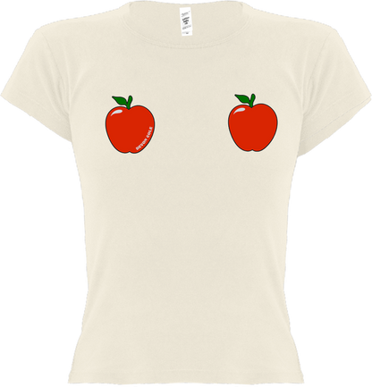 Garment Dye Cap Sleeve Baby Rib T-Shirt | Creme