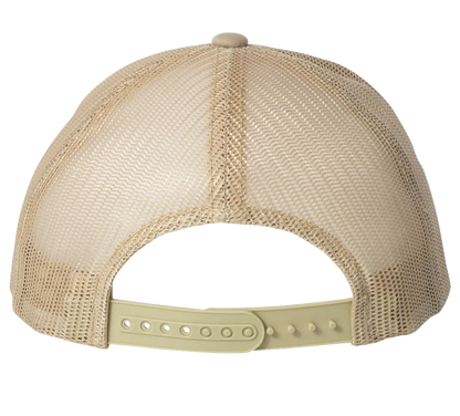 Retro Trucker Hat with Mesh Back | Khaki