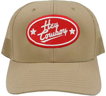 Retro Trucker Hat with Mesh Back | Khaki
